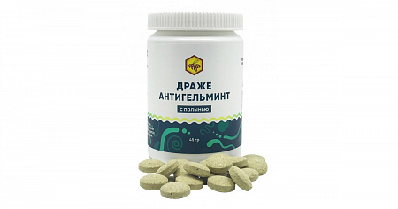 Драже Антигельминт с полынью 90 таб*500 мл Урал