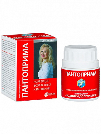 Пантоприма (коррекция возрастных изменений) 30 капсул Доктор Корнилов