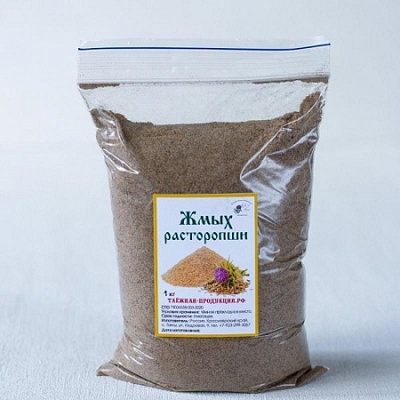 Жмых расторопши 350 гр Таежная продукция