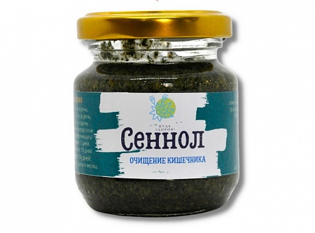 Паста Сеннол (сенна+черный тмин) очищение кишечника,печени 130 гр Ecoway