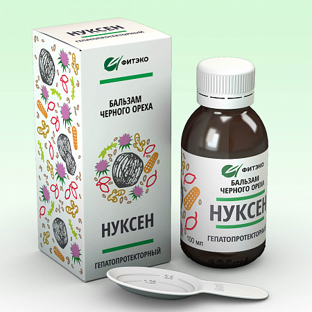 Нуксен б/м черного ореха Гепатопротекторный 100 мл Фитэко