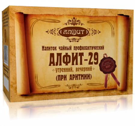 Алфит-29 (При аритмии) 60 брикетов*2 гр 60 брикетов*2 гр Алфит